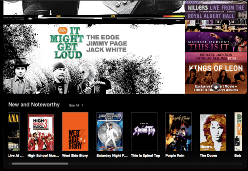 Apple Begins to Promote Music-Themed Movies