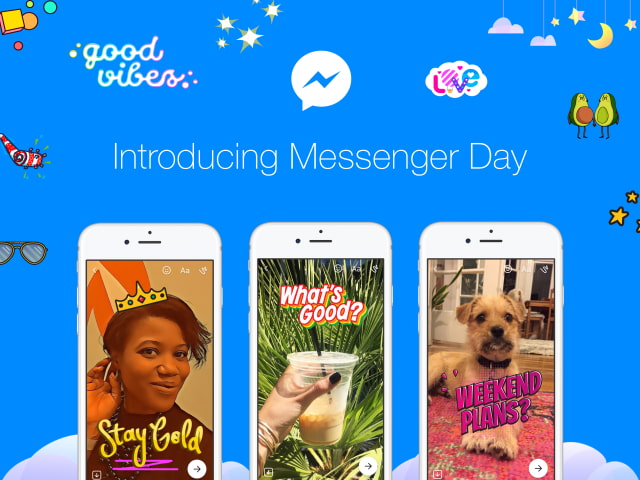 Facebook Announces Messenger Day, Another Snapchat Stories Clone [Video]