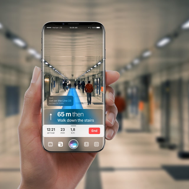 Beautiful iPhone X Concept Imagines Function Area Powered By Siri AR [Images]
