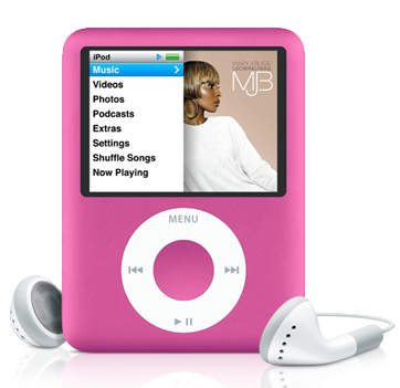 Apple Adds Pink to the iPod nano Lineup