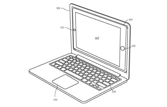 Apple Files Patent for MacBook Powered By Docked iPhone [Images] 