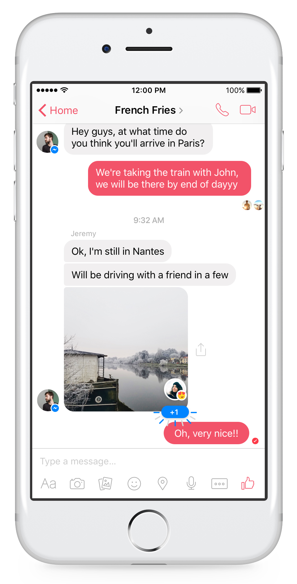 Facebook Announces Message Reactions and Mentions for Messenger