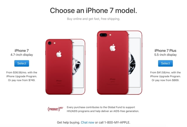 The Red iPhone 7, New 9.7-inch iPad, and 128GB iPhone SE Are Now Available to Order
