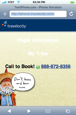 Travelocity Launches On iPhone, iPod touch