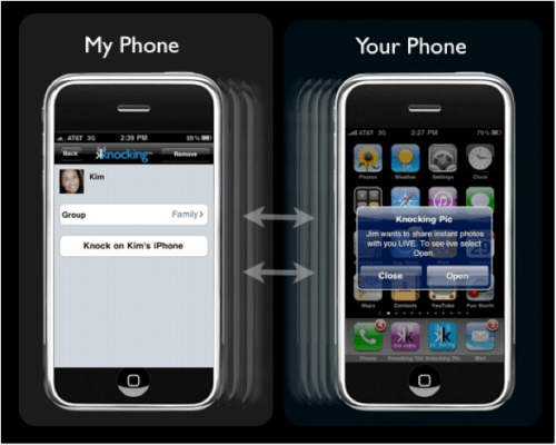 Knocking Lets You Share iPhone Photos Live
