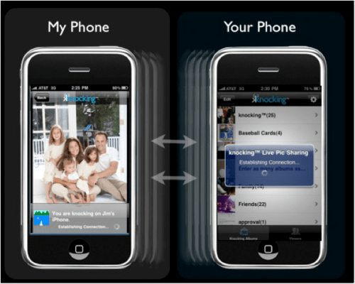 Knocking Lets You Share iPhone Photos Live