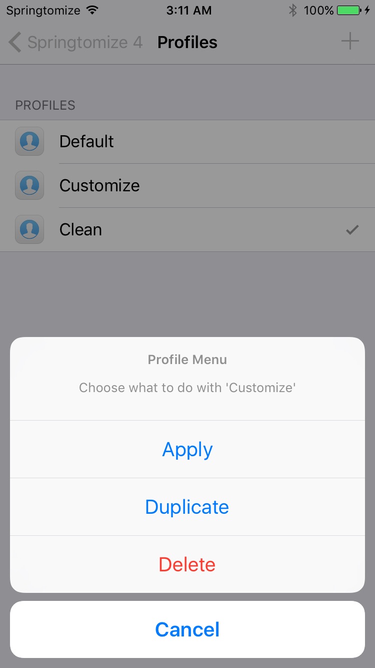 Springtomize 4 Customization Tweak Released for iOS 10