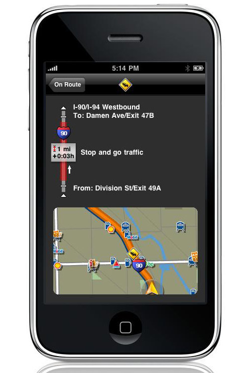 NAVIGON Traffic Live Feature Now Available for iPhones
