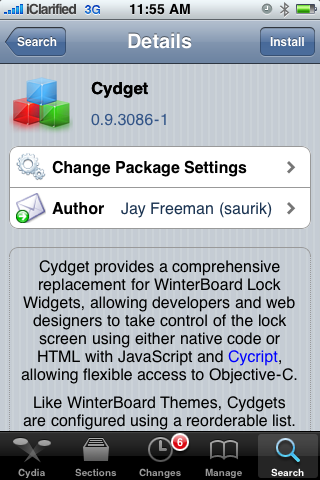 Saurik Releases Cydget Framework for iPhone Lockscreen Widgets