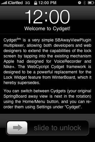 Saurik Releases Cydget Framework for iPhone Lockscreen Widgets