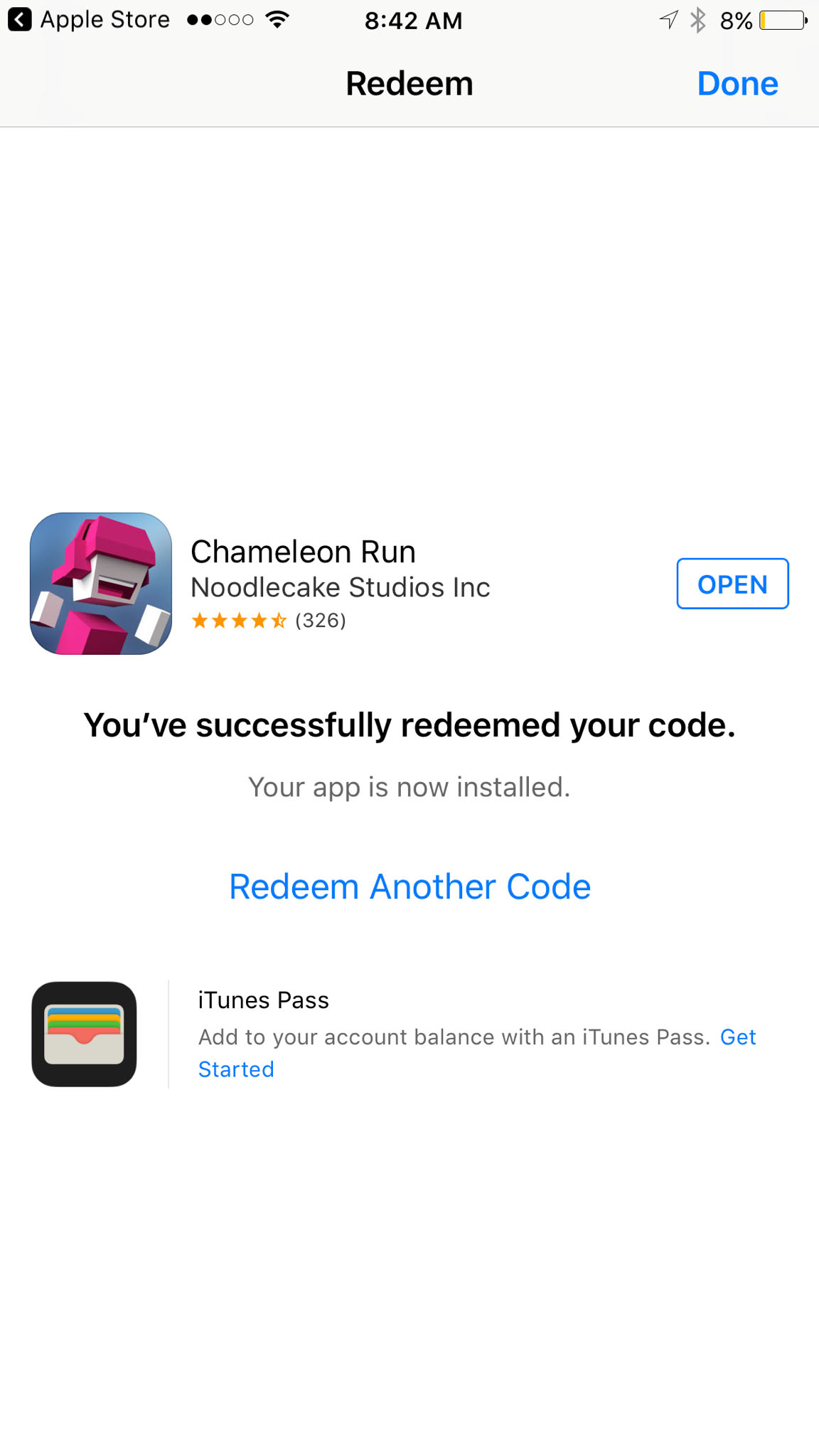 Apple Offers Chameleon Run as a Free Download via the Apple Store App