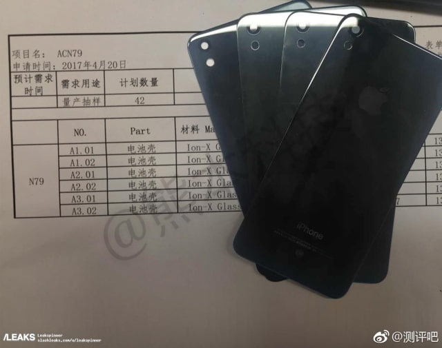 Glass Rear Panel for 2017 iPhone Allegedly Leaked [Photo]