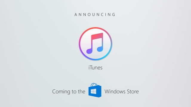 iTunes is Coming to the Windows Store by the End of the Year