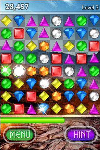 Bejeweled 2 for iPhone Includes Bejeweled Blitz