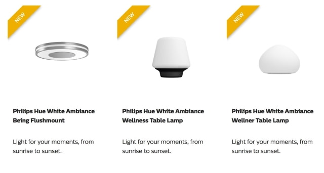 Philips Announces New Hue White, Hue White Ambiance Wellner Table Lamp