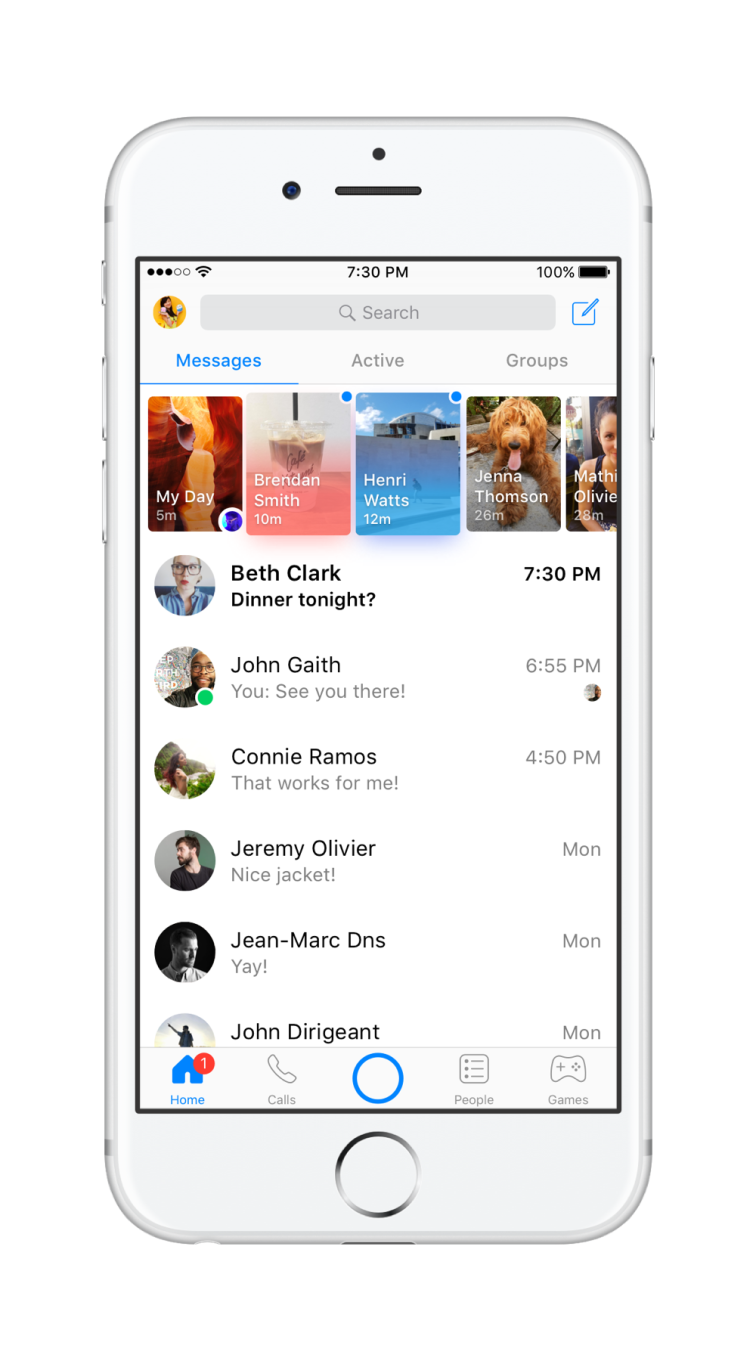 Facebook Messenger Gets a New Look