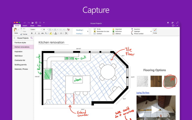 Microsoft Redesigns OneNote for Mac, Windows, iOS, Android and the Web [Video]