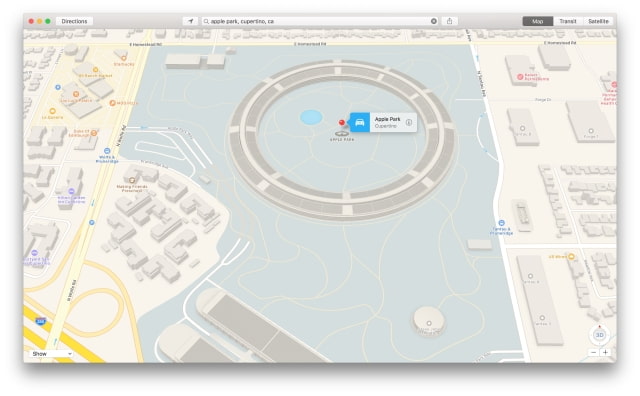 Apple Maps Updated With 3D View of Apple Park