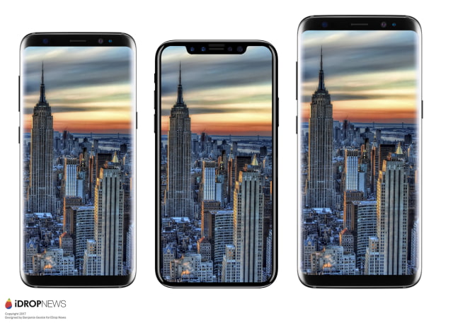 The &#039;iPhone 8&#039; Looks Beautiful Next to the Galaxy S8 [Images]