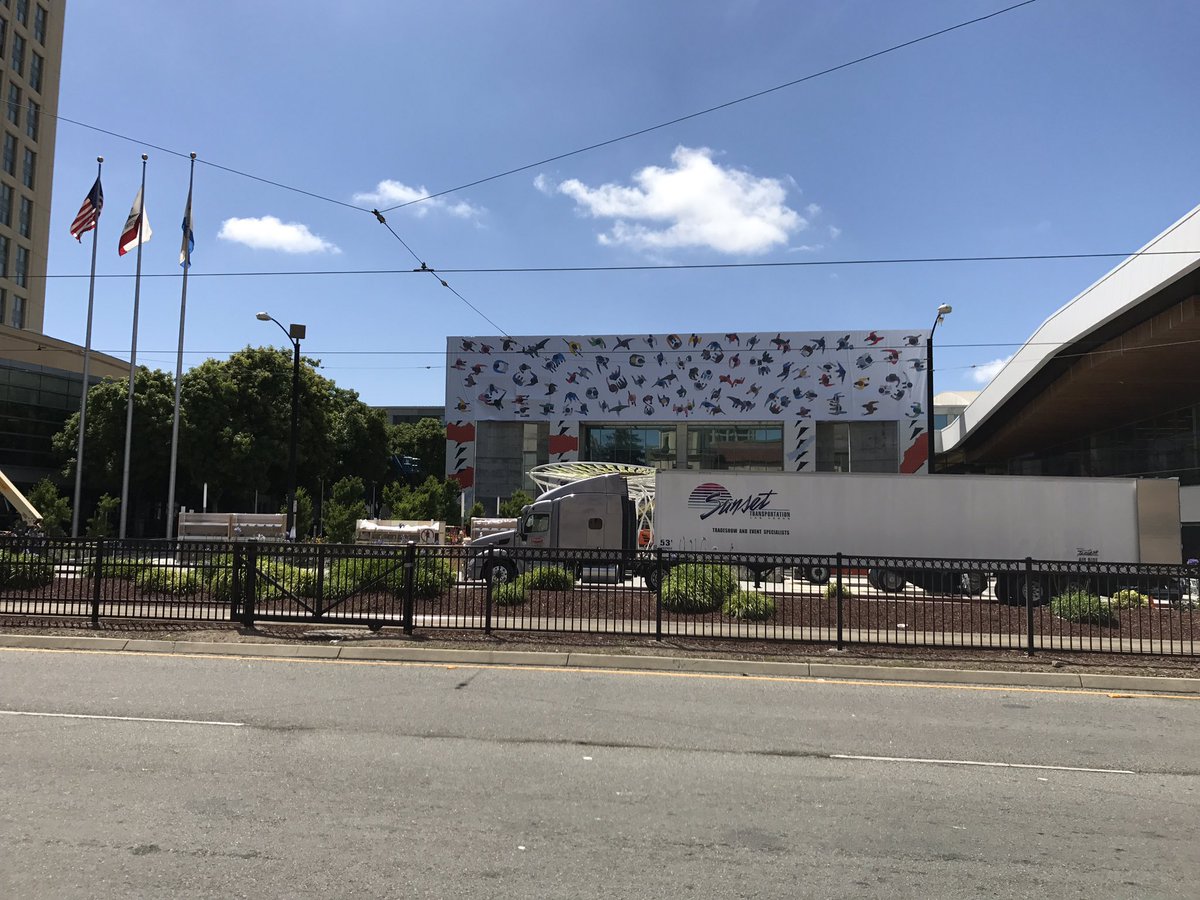 Apple Begins Decorating the McEnery Convention Center for WWDC 2017 [Photos]