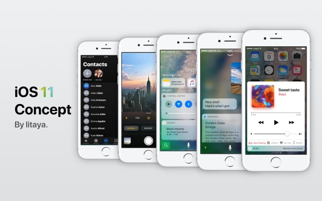 iOS 11 Concept Features Updates to Siri, Control Center, Camera, Phone, More [Video]