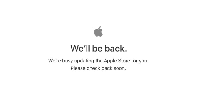 Apple Online Store Goes Down Ahead of WWDC Keynote