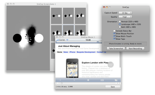 Simple iPhone Simulator Screen Capture App