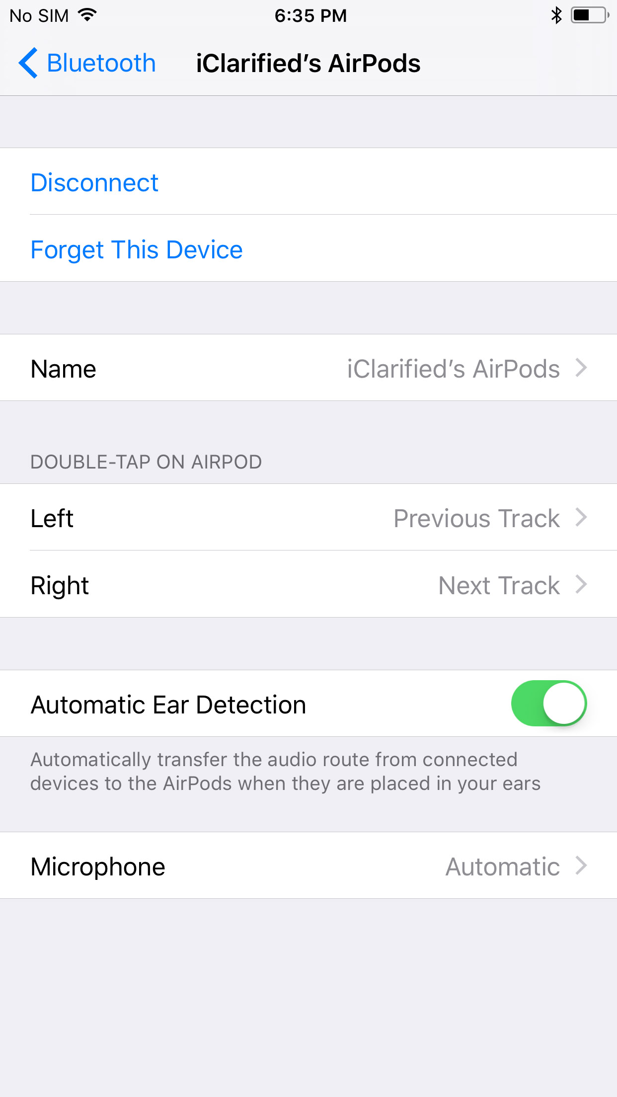 iOS 11 Adds Next Track and Previous Track Functionality to AirPods