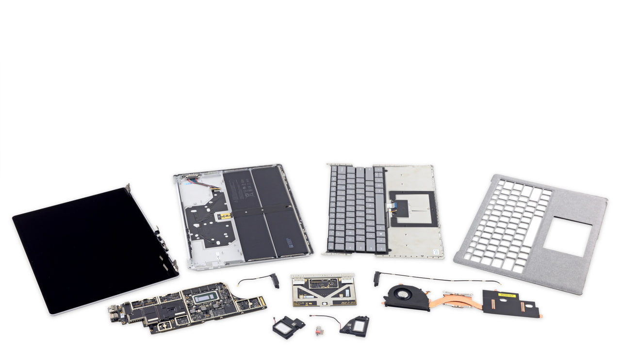 Microsoft Surface Laptop Scores 0/10 in Repairability [Photos] iClarified