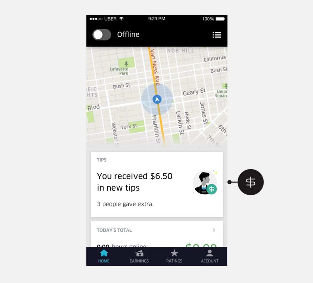 Uber Announces Tipping