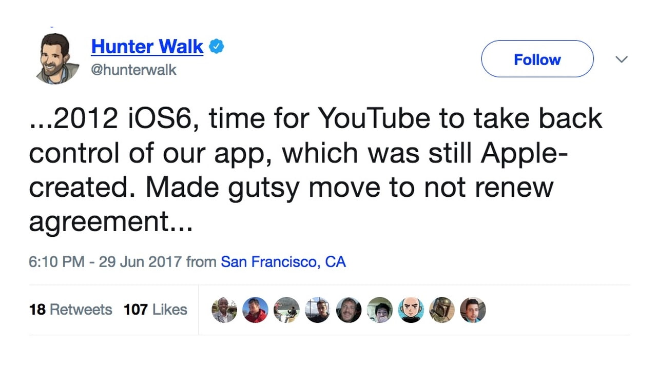 Removal of Built-In YouTube App From iPhone Was Google's Decision ...