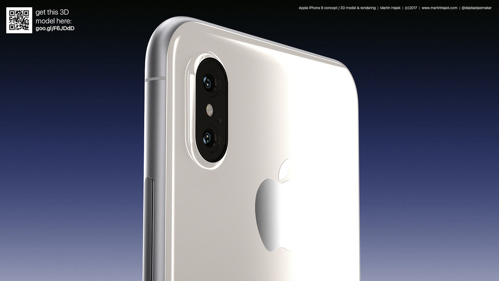 Beautiful iPhone 8 Renders in White [Images]