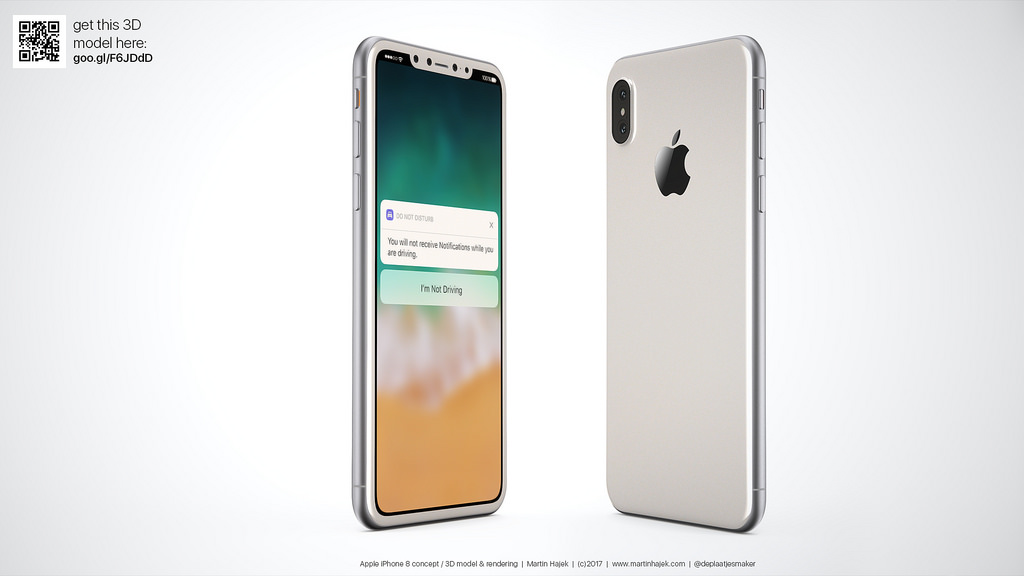 Beautiful iPhone 8 Renders in White [Images]