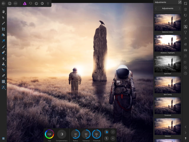 Affinity Photo Gets Native Resolution Support for 10.5-inch iPad Pro, Portrait Mode, More