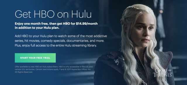 HBO and Cinemax Now Available on Hulu