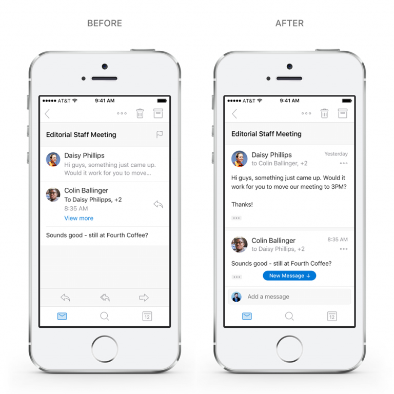 Microsoft Outlook for iOS Gets Redesigned Navigation, Conversations, and Search [Video]