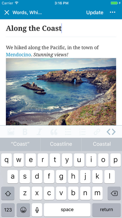 WordPress App Gets New Rich Text and HTML Editor