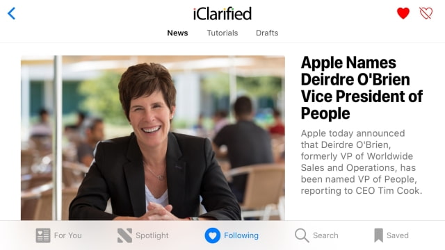 Developers Can Now Experiment With Apple News Format Features in iOS 11 Beta