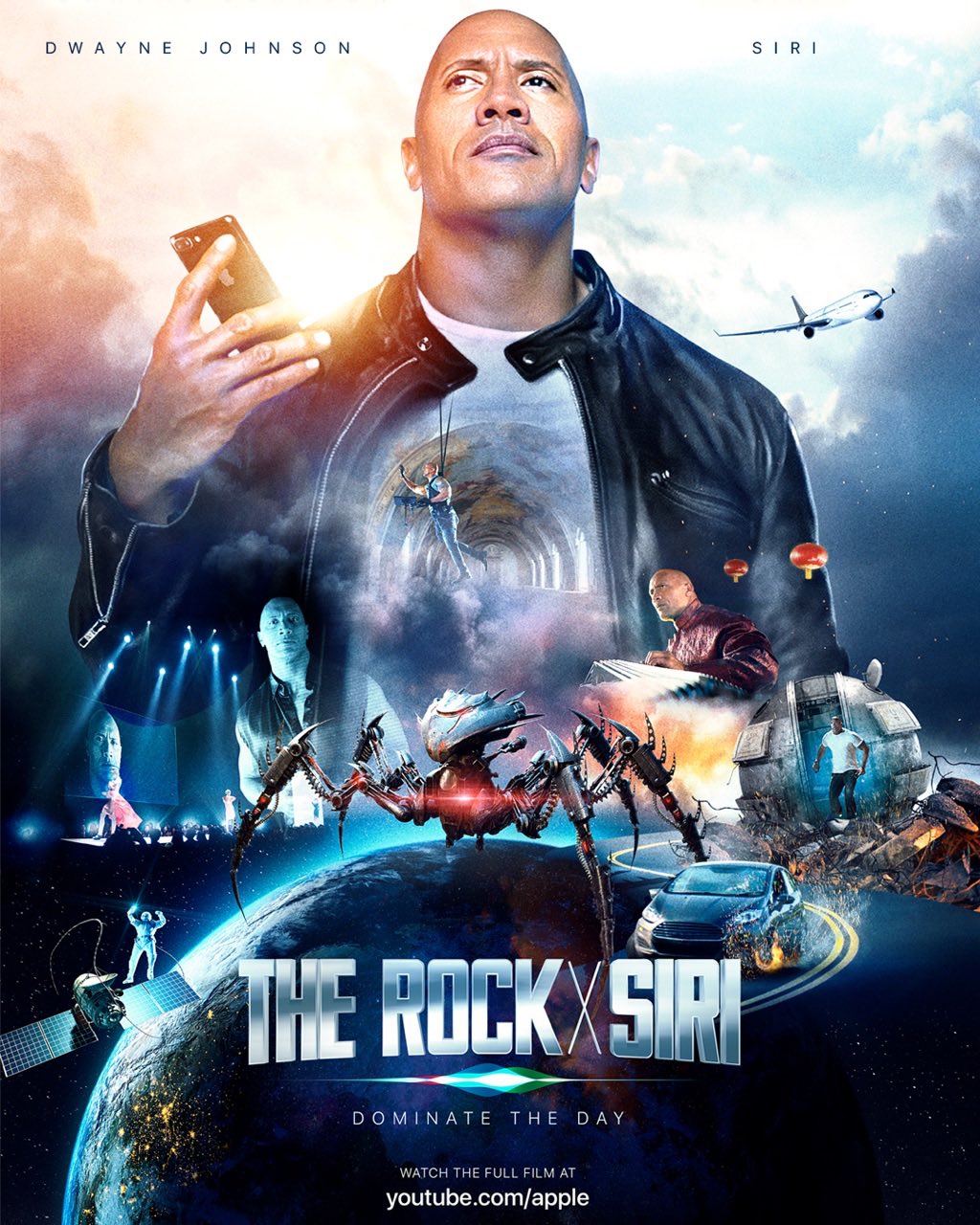 Dwayne &#039;The Rock&#039; Johnson Teams Up With Siri for New Apple &#039;Movie&#039;