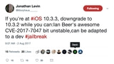 A Jailbreak of iOS 10.3.2 is Possible, Downgrade While You Can