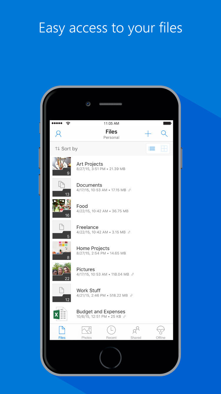 Microsoft Releases Completely Rewritten OneDrive App With PDF Scanner, Offline Folders, Improved Sharing, More