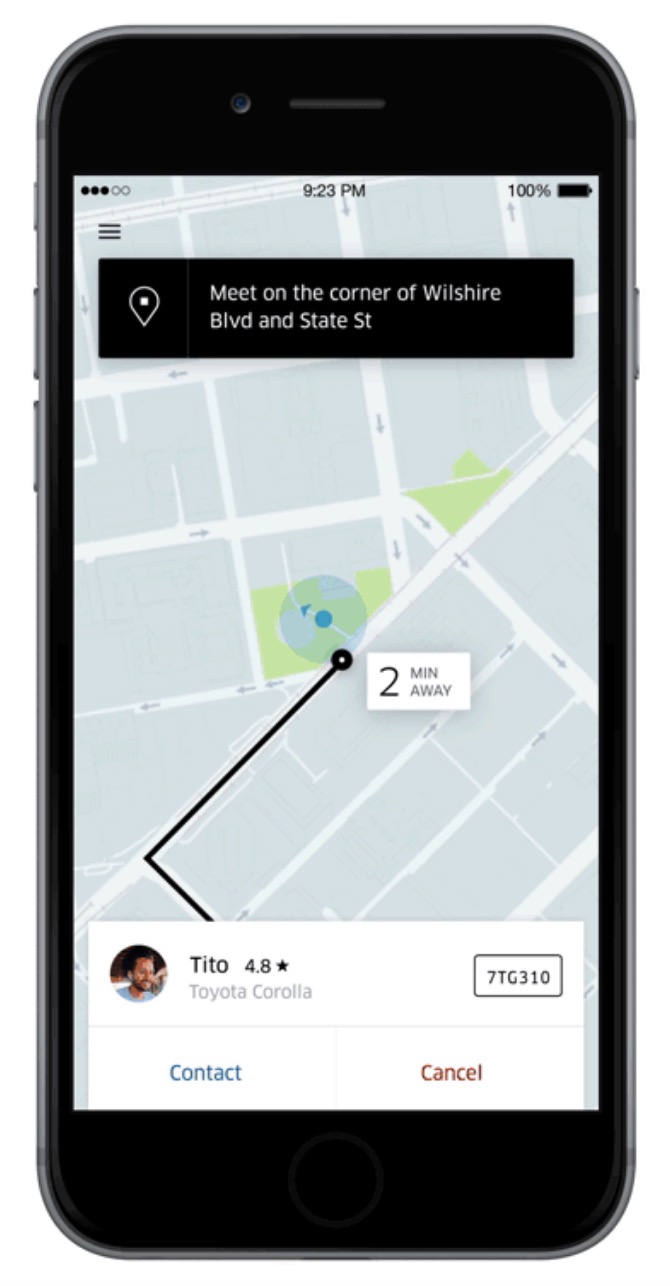 Uber Adds In-App Chat Between Riders and Drivers