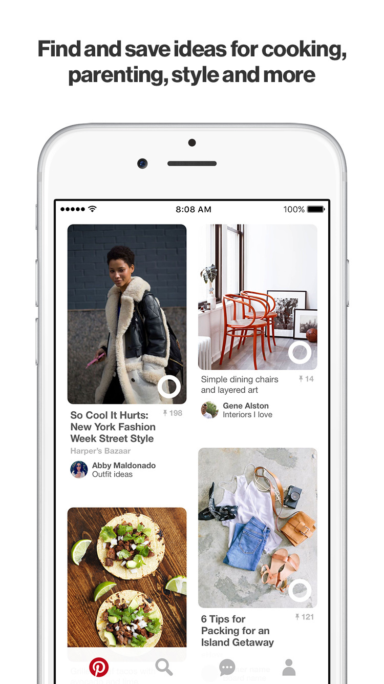 Pinterest App Now Supports Pinch-to-Zoom