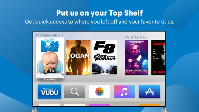 Vudu Streaming App Launches on Apple TV