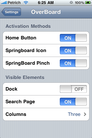 A New Springboard Expose App for iPhones