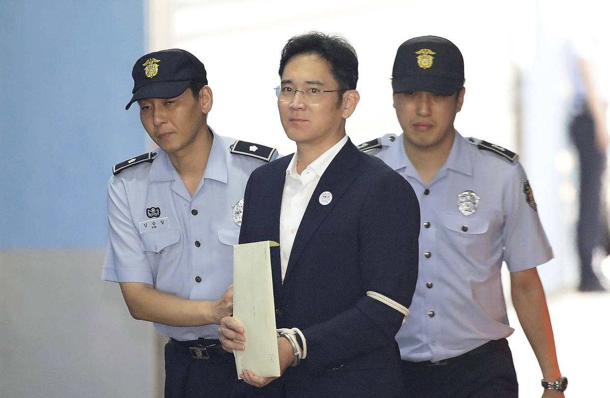 Samsung Heir Lee Jae-yong Found Guilty of Bribery, Sentenced to Five Years in Prison