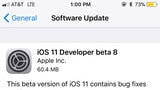 Apple Releases iOS 11 Beta 8 to Developers [Download]