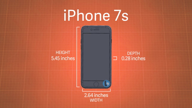 Leaked Dimensions for the iPhone 7s and iPhone 7s Plus?