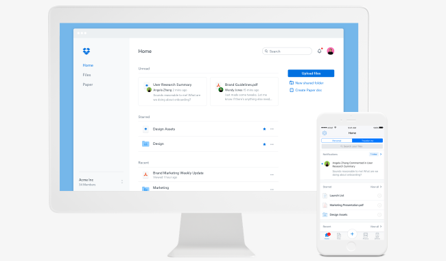 Dropbox Unveils New Homepage, File Activity Timeline, Improvements to Paper