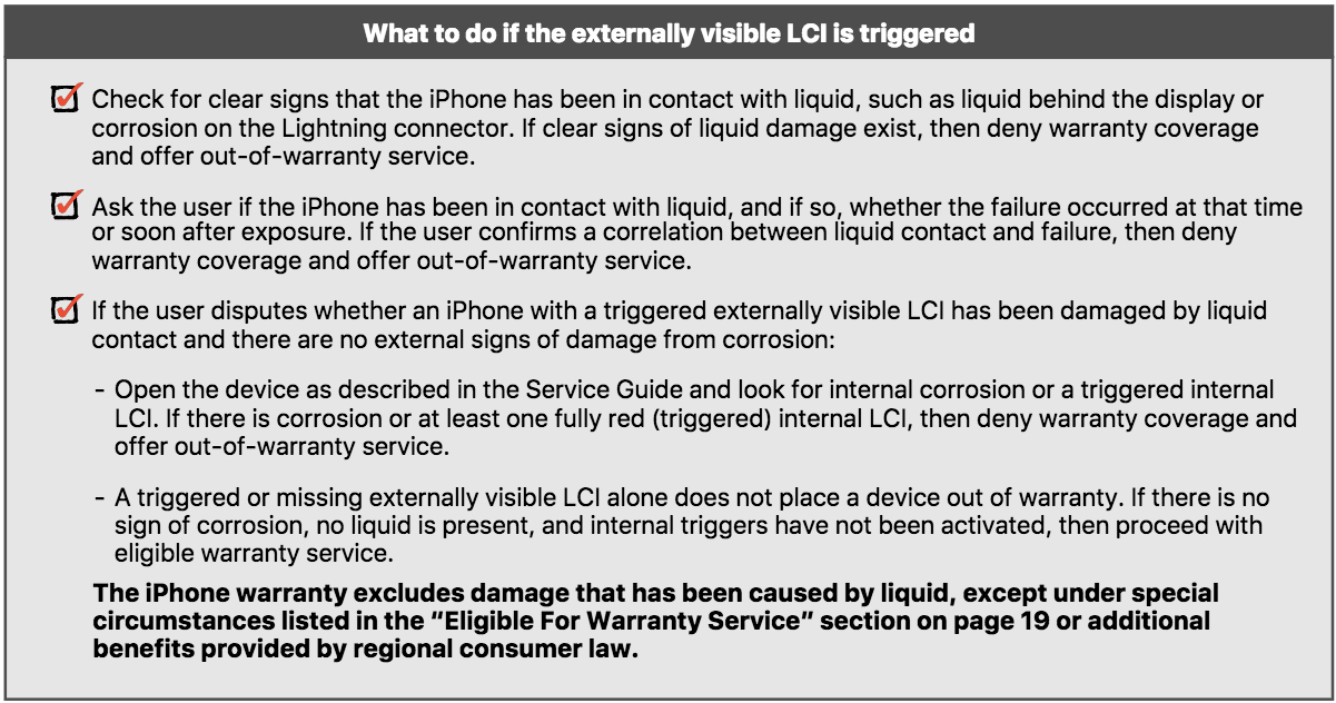 Leaked Document Reveals How Apple Decides If Your iPhone Eligible for Service